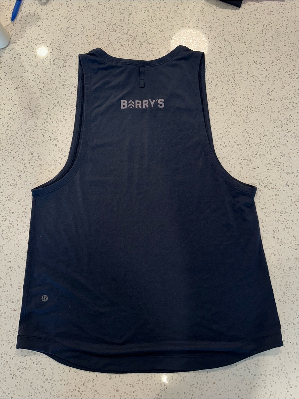 Mens Barry’s lululemon athletica Navy Blue Tank